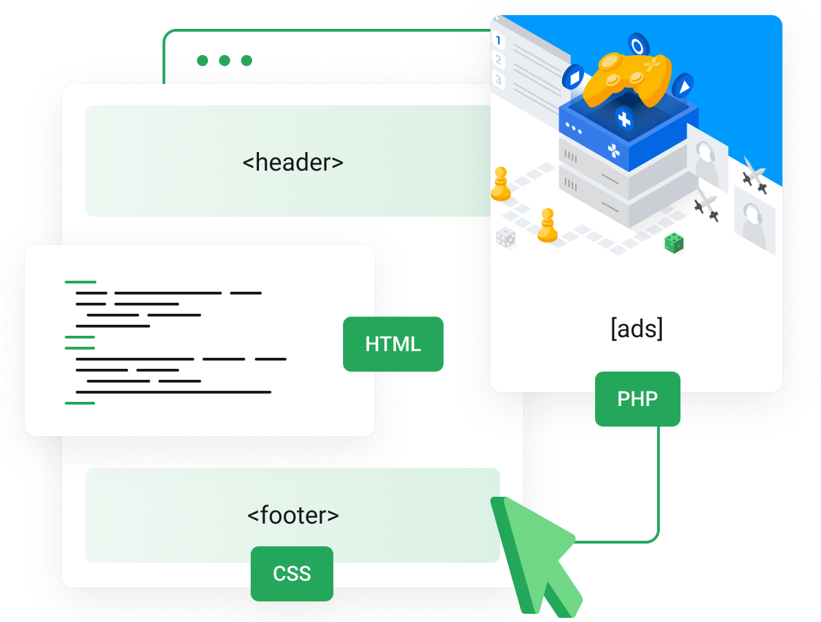 Easy custom code snippets