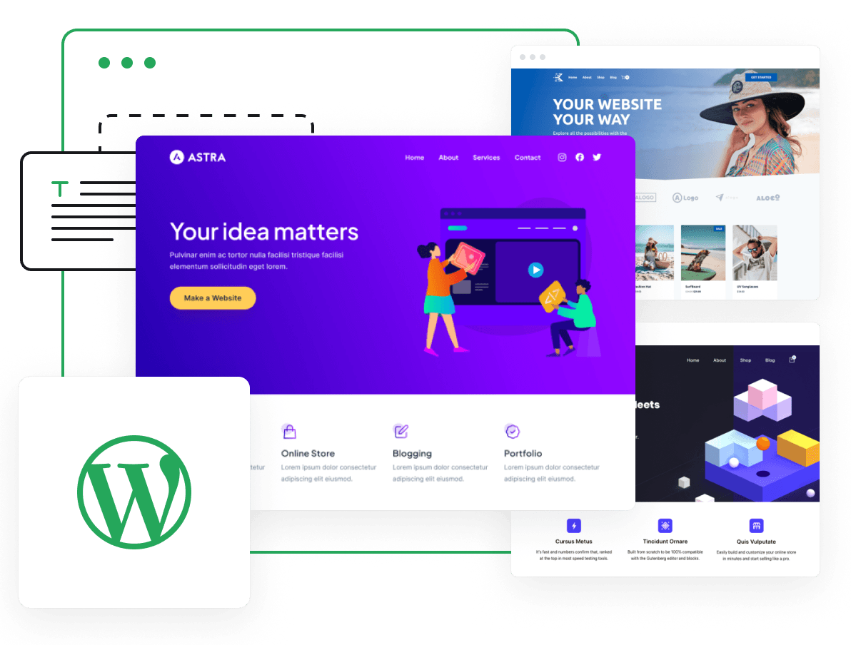  Transformamos ideas en tecnología - Construya su sitio web con alojamiento WordPress optimizado
